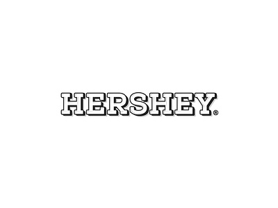 Hershey logo concept chocolate hershey