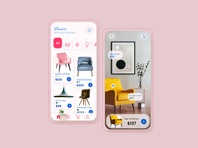 Furniture mobile app