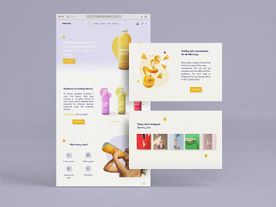 Juice Website Design