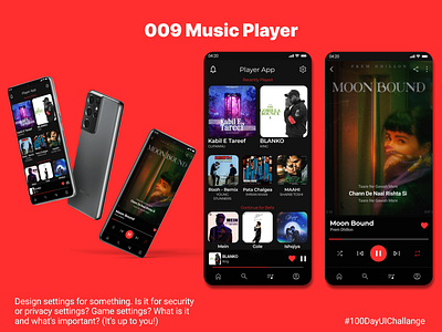 Music Player - UI Design 100 day ui challenge 100dayuichallenge dailyui9 dailyuichallenge design music player music player ui ui ui challenge ui design ui designer ux ux design ux designer