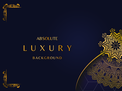 Absolute Luxury Background floral ornamental pattern