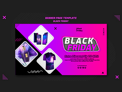 Banner Page Template "Black Friday"