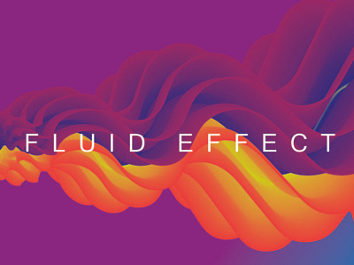 Modern Fluid Effect in Illustrator branding effect fluid effect graphic design illustration ui
