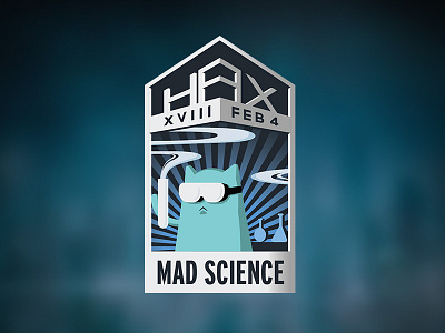 HAX Poster I cat madscience poster