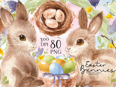 Watercolor Cute Easter Bunny Clipart bunnies clip art bunny clipart cute bunny png easter bunny easter clipart easter watercolor watercolor bunny watercolor clipart