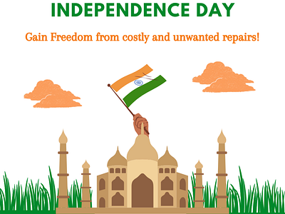 Social media poster for Indian Independence Day canva design graphic design independence day india poster poster design social media