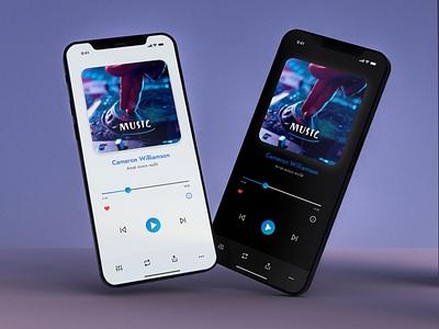 Music Player appdesign branding design figma typography ui ux