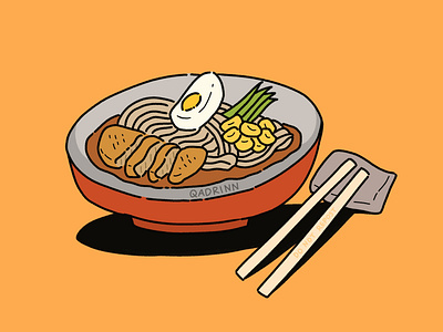 Noodles / Ramen Illustration illustration