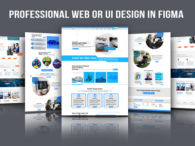 I will create landing page design in figma with free thumbnail ad design adobe ads design advertising banners banner branding design download figma free graphic design illustration logo services social media post design ui web page webdesign