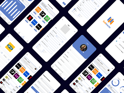 Subtrackr app design design homepage profile ui uiux