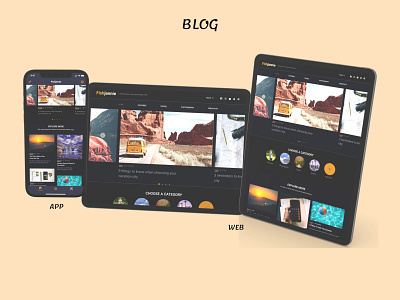 Blog - app and web app design application blog design homepage newsletter respo uiux web design website