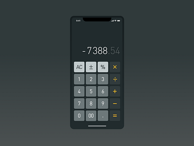 Calculator Interface |  | Daily UI