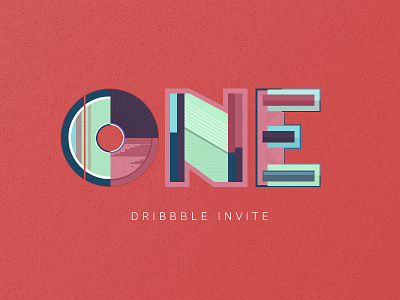 One Dribbble Invite dribbbble invite invite