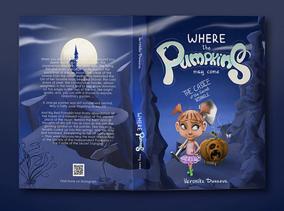 Where the Pumpkins may come. Editorial Design. bitmap book branding book cover book design book illustration cartoon character design childrens illustration cover cover design cover lettering craft book craft cover cute editorial design illustration kids illustration lettering photoshop pumpkins
