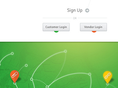 Brilyint Sign Up UI awesome bright brilyint button claen clean creative design digital green icon interactive location login map modern personal pin service sign up signup simple startup ui user experience user friendly ux web website yellow