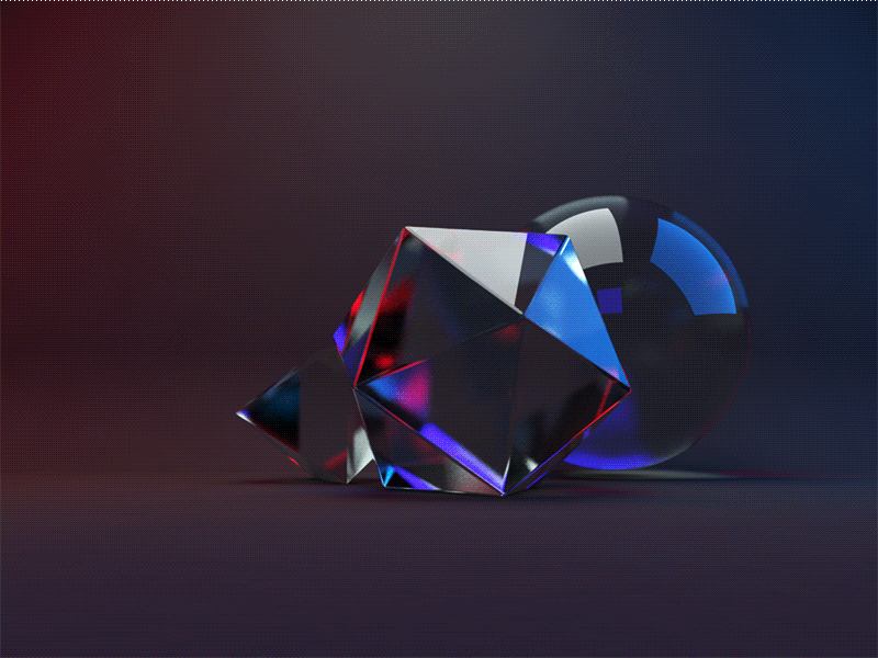 3D Modeling Practice – Diamond Material 3d 3d modeling c4d design diamond glass modeling