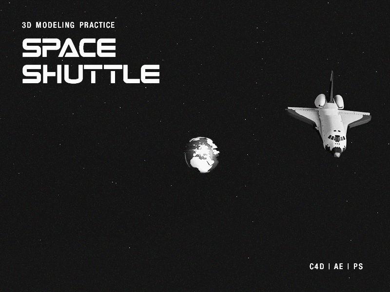 3D Modeling Practice – Space Shuttle