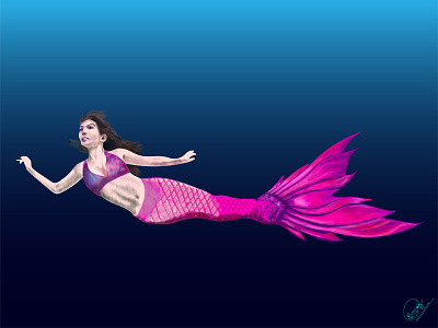 Mermaid Sanjida adobe illustrator artist bd artist dream art graphic designer illustration mermaid sanjida watergirl