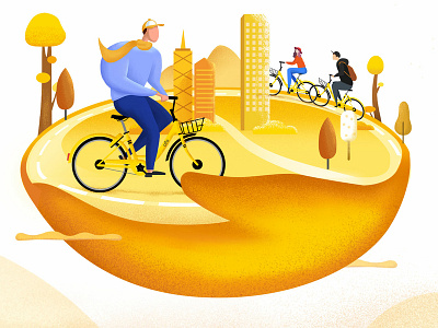 Ofo Care branding design illustration