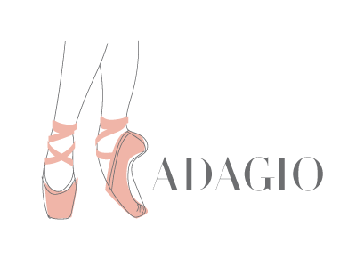 Adagio logo branding logo