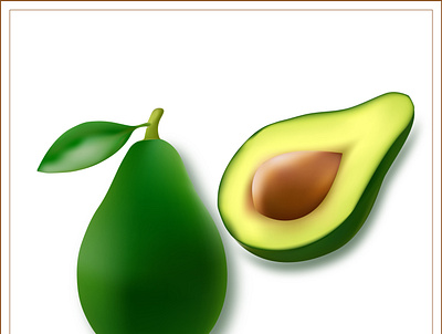 avocado design graphic design illustration logo vector авокадо иконки