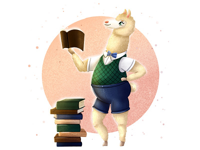 Alpaca the librarian