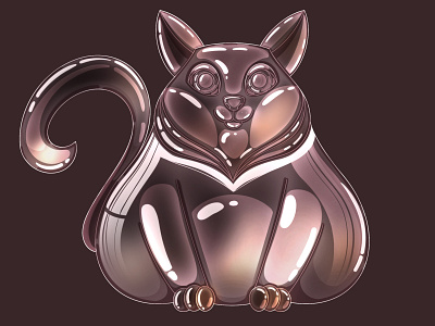 Glass cat