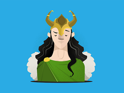 Loki god gods illustration ilustracion nordic vector