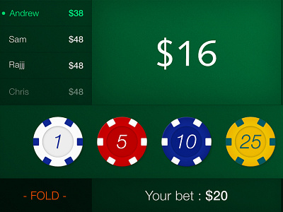 Chips for Poker app cards gambling game holdem iphone poker texas