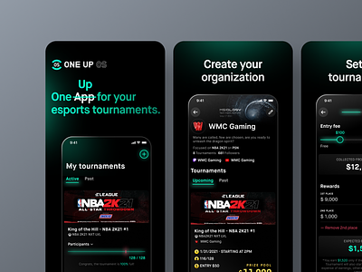 One Up OS - App Store Screenshots app app store apple betting esports gaming ios nba2k one up one up os screenshots