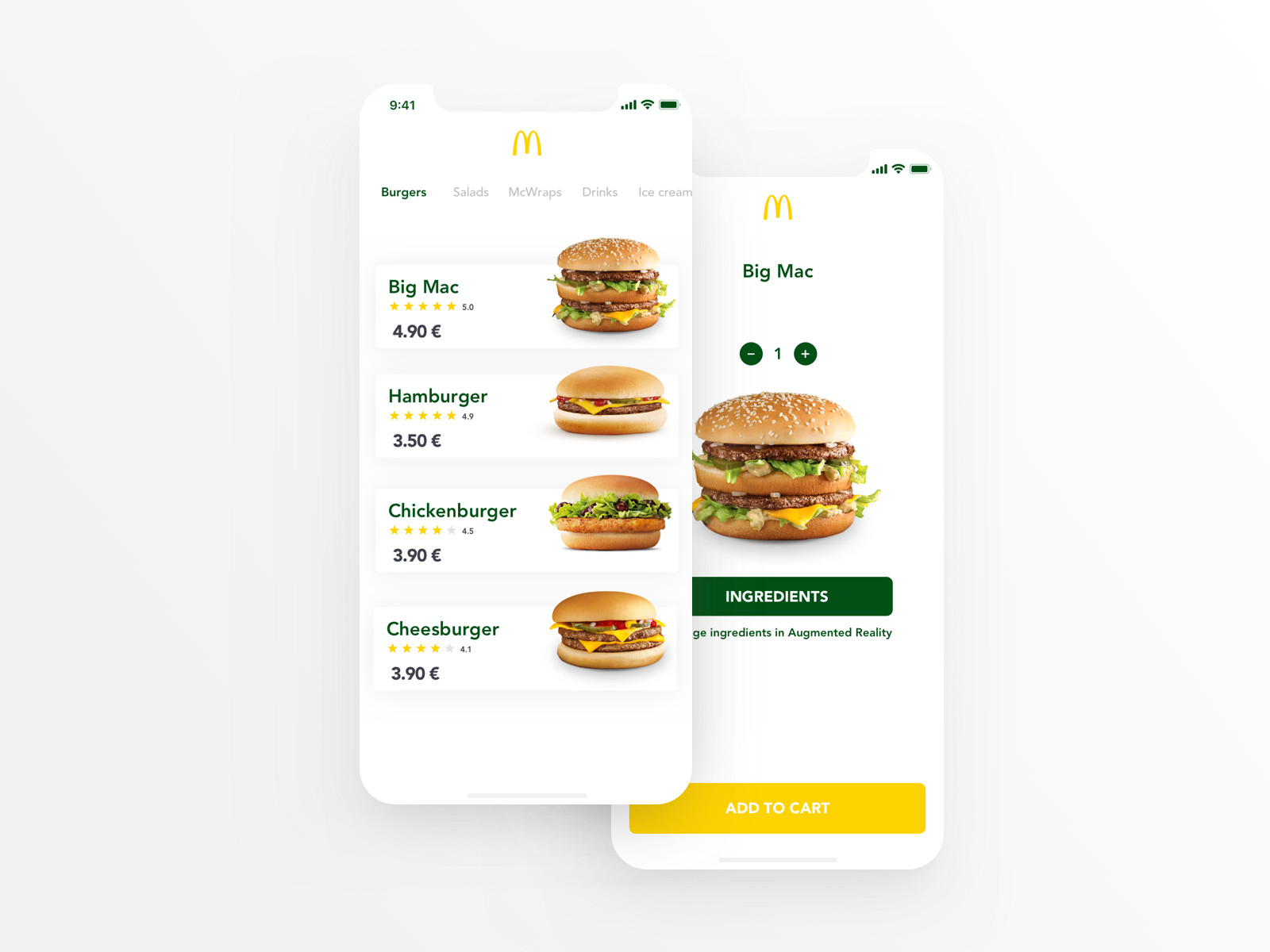 McDonald's App by Simon Rico on Dribbble