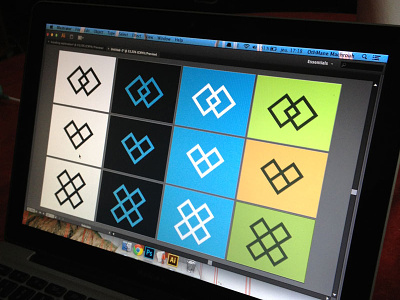Branding in progress branding colors explorations flat icons logo mark palette ui ux webdesign