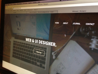 New portfolio is live ! css dribbble flat html icons js portfolio redesign ui ux webdesign