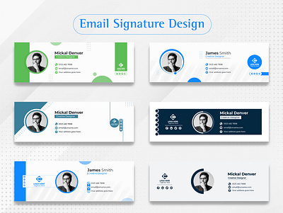 Email signature template or email footer advertising email email footer design email marketing email signature email signature template email template email template design footer modern email signature signature