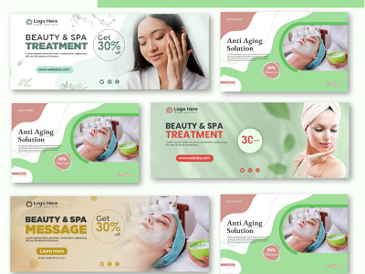 Beauty and Spa Banner banner beauty beauty and spa saloon spa banner spa banner template