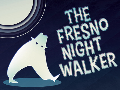 The Fresno Nightwalker illustration vector