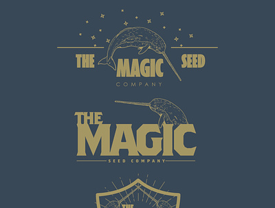 The Magic Seed Company branding design graphic design icon illustration logo typography vector