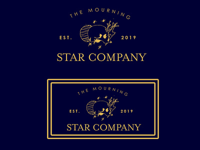 The Mourning Star Company branding design graphic design illustration logo typography vector