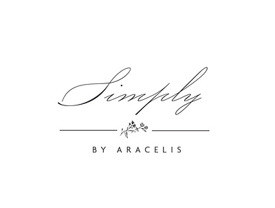 Simply by Aracelis branding design graphic design illustration logo typography vector