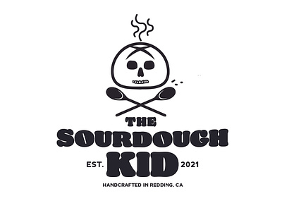 The Sourdough Kid branding design graphic design illustration logo typography vector