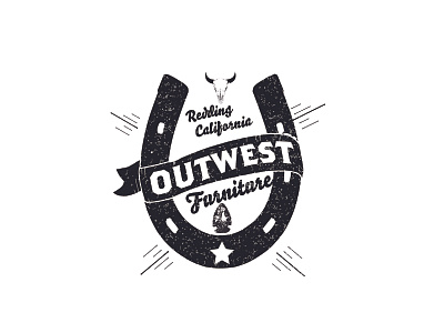 Outwest Furniture branding design graphic design illustration logo typography vector