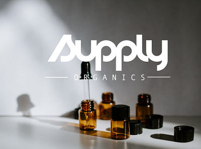 Supply Organics branding design graphic design logo typography vector