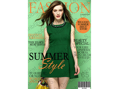 Fashion Cover cover design illustration magazine