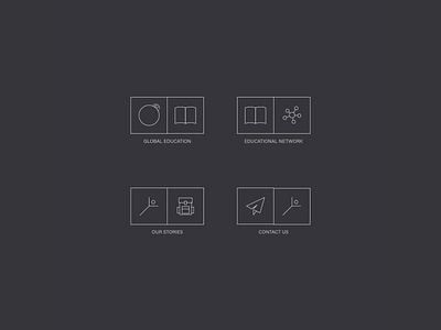 Icons for Glen branding design designbranding icon icons iconset identity illustration minimal ngo non profit simple story storytelling typography