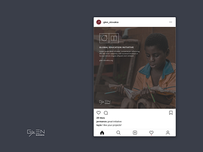 Communication Design for Glen Slovakia branding communication communicationdesign design glen icon message minimal mission ngo nonprofit simple typography values visualcommunication