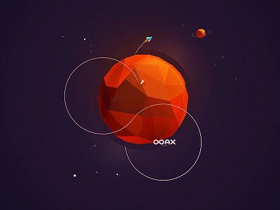 Infinite space journey coax coax software cosmos illustration infinite journey planet rocket space stars