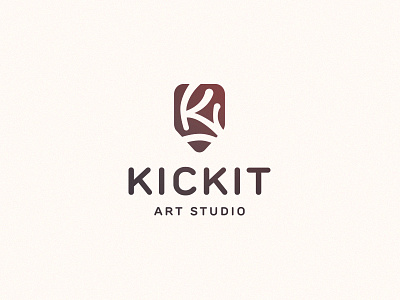 Kickit Art Studio art crew graffiti k logo studio team