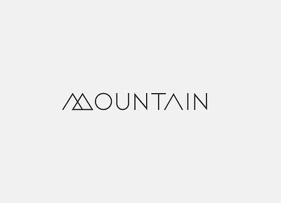 Mountain Creative Logo brand branding creative design designer icon illustration logo mountain typography ui vector