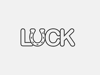 Luck & Horseshoe Creative Logo