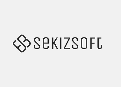 Sekizsoft Logo Design brand branding creative design designer icon illustration logo ui vector